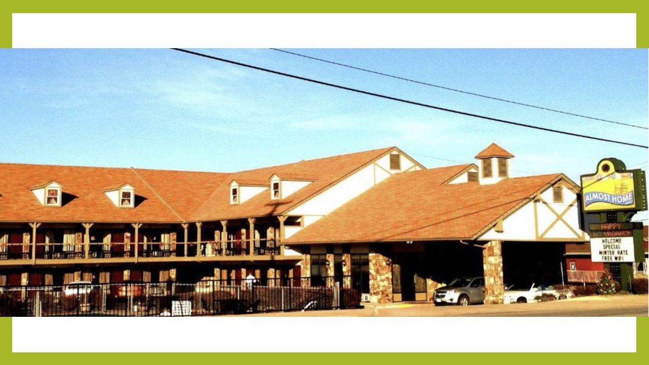 Almost Home Lodge exterior in Branson, Missouri